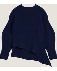Givenchy - Pull asymétrique en laine et cachemire - Lyst