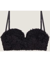 Givenchy - Top reggiseno in mohair effetto Astrakan - Lyst