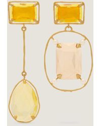 Givenchy - Drop Asymmetric Earrings - Lyst