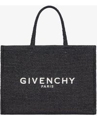 Givenchy - Cabas G-Tote médium en raphia - Lyst