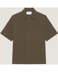 Givenchy - Couture Seam Zipped Shirt - Lyst