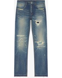 Givenchy - Jeans dritti in denim - Lyst