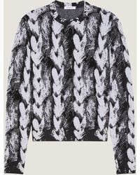 Givenchy - Pull en jacquard de laine Hair - Lyst