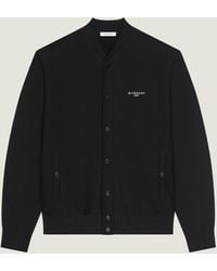 Givenchy - Couture Seam Cardigan In Fleece Embroidered Paris - Lyst