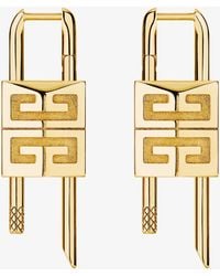 Givenchy - Boucles d'oreilles Lock en métal - Lyst