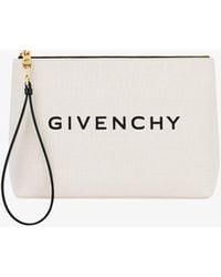 Givenchy - Pochette grande in tela - Lyst