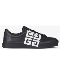 Givenchy - Sneakers City Sport en cuir imprimé 4G tag - Lyst