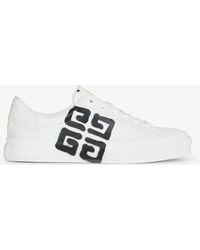 Givenchy - Sneakers City sport en cuir à imprimé 4G effet tag - Lyst