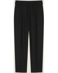 Givenchy - Pinstriped Relaxed Fit Trousers - Lyst