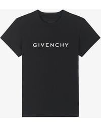 Givenchy - T-shirt slim Reverse en coton - Lyst