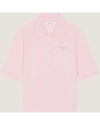 Givenchy - Polo in cotone e seta - Lyst