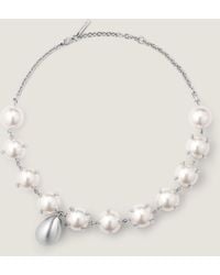 Givenchy - Spiky Pearl Necklace - Lyst