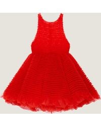 Givenchy - Mini Babydoll Dress With Nylon Frills - Lyst