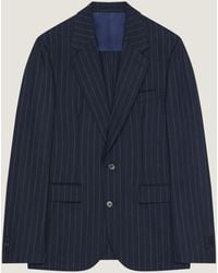 Givenchy - Single-Breasted Deconstructed Striped Jacket - Lyst