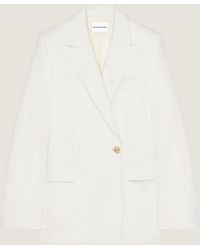 Givenchy - Double-Breasted Cocoon Jacket - Lyst