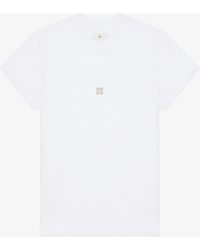 Givenchy - T-shirt slim in cotone - Lyst
