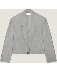 Givenchy - Single-Breasted Cropped Jacket - Lyst