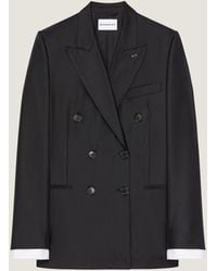 Givenchy - Double-Breasted Striped Jacket - Lyst