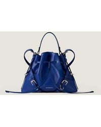 Givenchy - Borsa a secchiello Voyou piccola in pelle lucida - Lyst