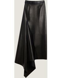 Givenchy - Gonna lunga con spacco in pelle - Lyst