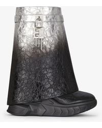 Givenchy - Shark Lock Biker Ankle Boots - Lyst