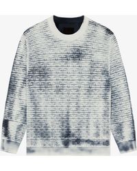 Givenchy - Pullover in lana 4G effetto scolorito - Lyst