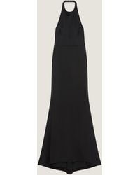 Givenchy - Abito in crêpe e satin - Lyst