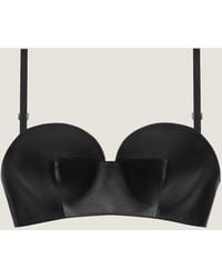 Givenchy - Top reggiseno in pelle - Lyst