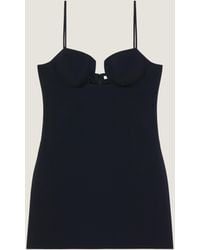 Givenchy - Mini robe à découpes en crêpe cady - Lyst