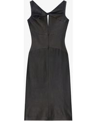 Givenchy - Robe en cuir avec détail chaîne - Lyst