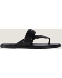 Givenchy - Bay Thongs In Leather - Lyst