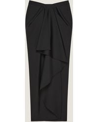 Givenchy - Long Wrapped Skirt - Lyst