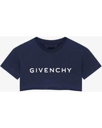 Givenchy - Archetype Cropped T-Shirt - Lyst