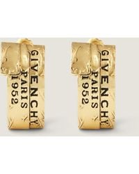 Givenchy - Orecchini Tape in metallo e smalto - Lyst