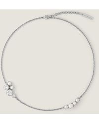 Givenchy - Collier court Crystal Pearl en métal, cristaux et perles - Lyst