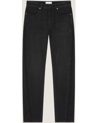Givenchy - Couture Seam Straight Fit Shadow Washed Jeans - Lyst