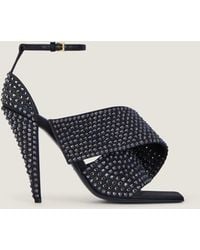 Givenchy - Sliced Square Heeled Sandals - Lyst