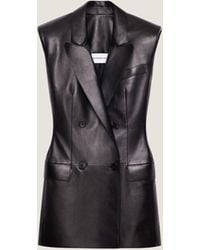 Givenchy - Double-Breasted Sleeveless Jacket - Lyst