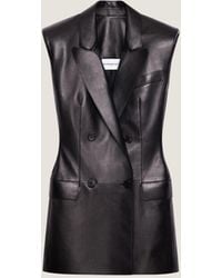 Givenchy - Double-Breasted Sleeveless Jacket - Lyst
