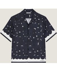 Givenchy - Camicia in seta con stampa floreale - Lyst