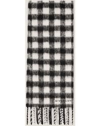 Givenchy - Sciarpa a quadri in lana di alpaca - Lyst