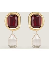 Givenchy - Orecchini a clip Sculptural Crystal in metallo e cristalli - Lyst