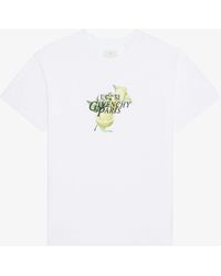 Givenchy - T-shirt en coton avec imprimé Lemons - Lyst