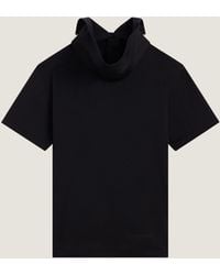 Givenchy - T-Shirt With Poplin Collar - Lyst