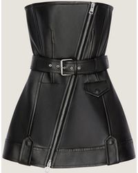 Givenchy - Mini Bustier Biker Dress - Lyst
