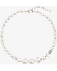 Givenchy - Collier Pearl en métal avec cristaux - Lyst