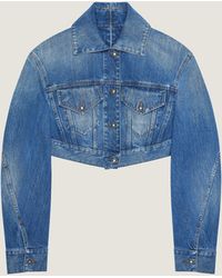 Givenchy - Cropped Opened Back Jacket - Lyst