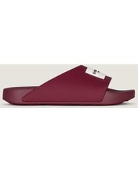 Givenchy - Mules Label Slide en gomme - Lyst