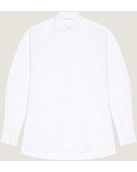 Givenchy - Camicia in popeline con ricamo - Lyst