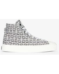 Givenchy - Sneakers alte City in jacquard 4G - Lyst